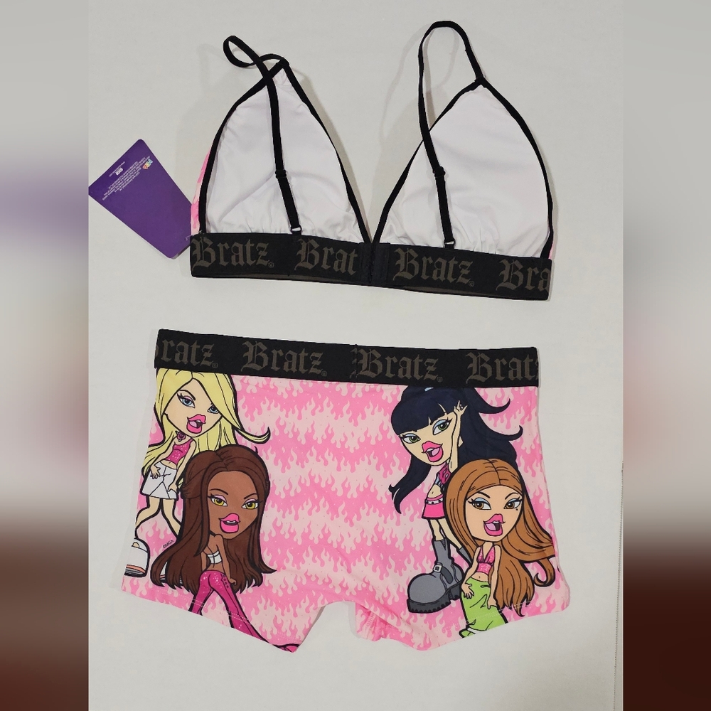 Bratz Bra And Boyshort Panty Set Large New - Picture 2 of 7